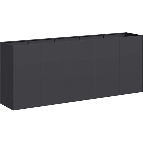 Maison Chic Cvetlični Lonec - Cvetlično korito Black 200x40x80 cm Hladno valjano jeklo, (21790626) Cene