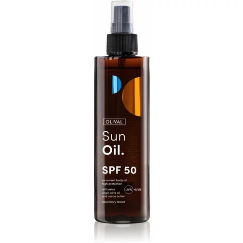 OLIVAL Sun Oilé ulje za sunčanje s hranjivim učinkom SPF 50 200 ml