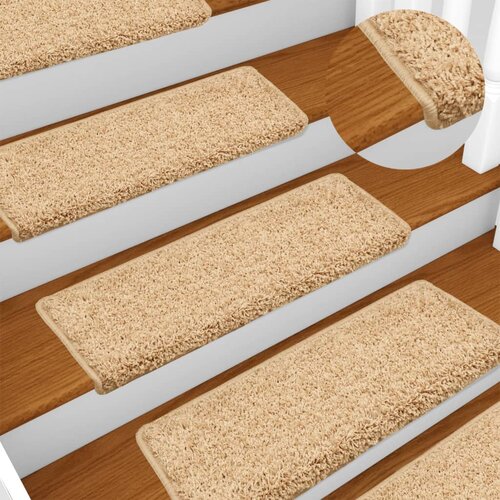  Prostirke za stepenice 15 kom 65x21x4 cm krem pravokutni rub Cene