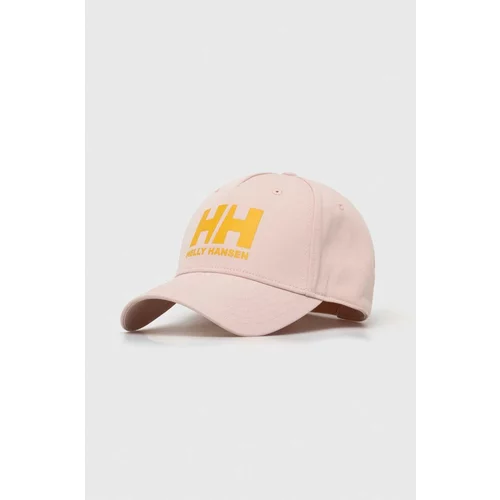 Helly Hansen Pamučna kapa sa šiltom Czapka HH Ball Cap 67434 001 boja: ružičasta, s tiskom
