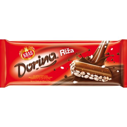 Dorina Čokolada KRAŠ riža 220g Cene