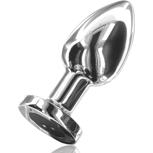 Toy Joy Buttocks The Glider Vibrating Metal Buttplug Large Silver