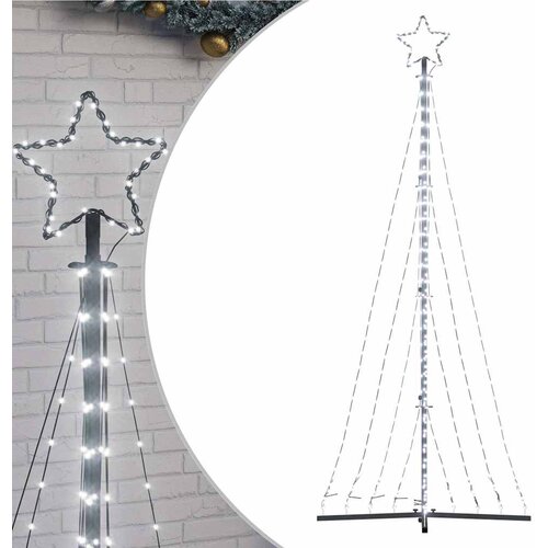  LED božićno drvce 447 LED hladno bijelo 250 cm Slike