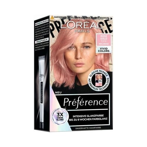 L&amp;acute;Or&amp;eacute;al Paris Pr&amp;eacute;f&amp;eacute;rence Vivid Colors - Rose Gold Slike