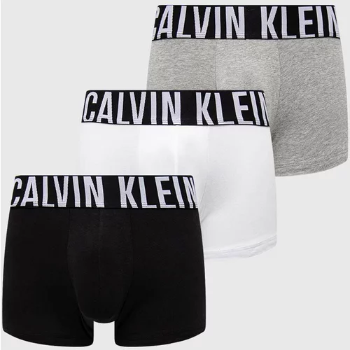 Calvin Klein Underwear Boksarice 3-pack moške, bela barva, 000NB3608A