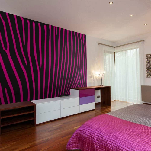  tapeta - Zebra pattern (violet) 300x231