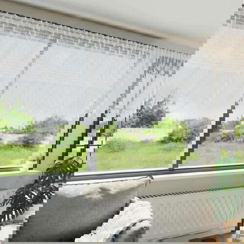  Zavjese sa zavjesama Bijelo 750 x 120 cm Poliester Slike