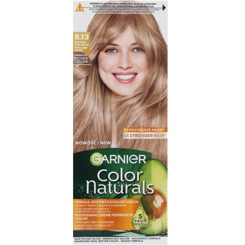 Garnier Color Naturals Negovalna Barva za Lase 8.13 Naravno Svetlo Blond, (22068078) Cene