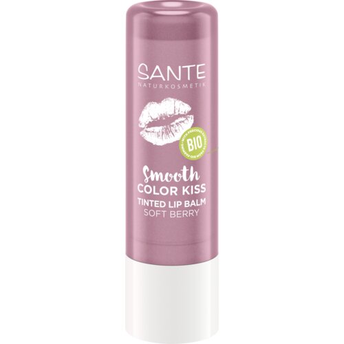 Sante Smooth Color Kiss Tinted Lip Balm - Soft Berry Slike