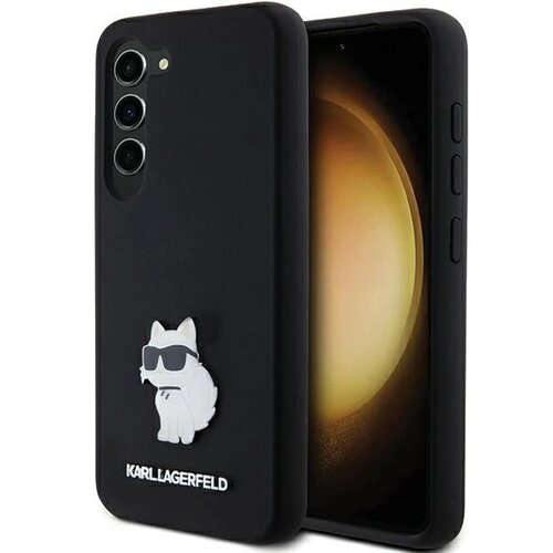 Karl Lagerfeld SILIKONSKI OVITEK CHOUPETTE ZA SAMSUNG GALAXY S23 ČRN, (21898085) Cene