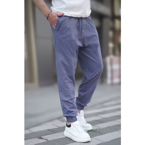 Madmext Smoked Relaxed Jogger Trousers 6853