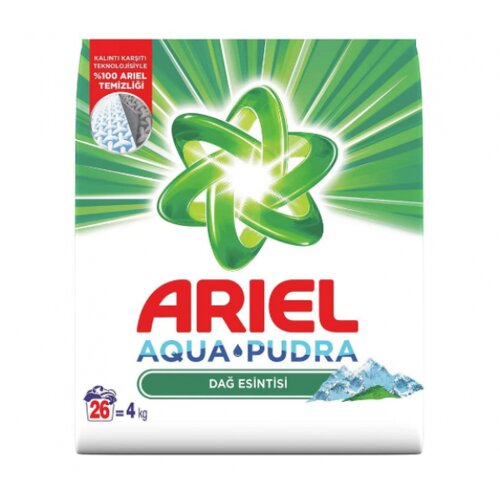 Ariel Pra&amp;scaron;akasti deterdžent za ma&amp;scaron;insko pranje ve&amp;scaron;a Mountain spring 4kg Slike