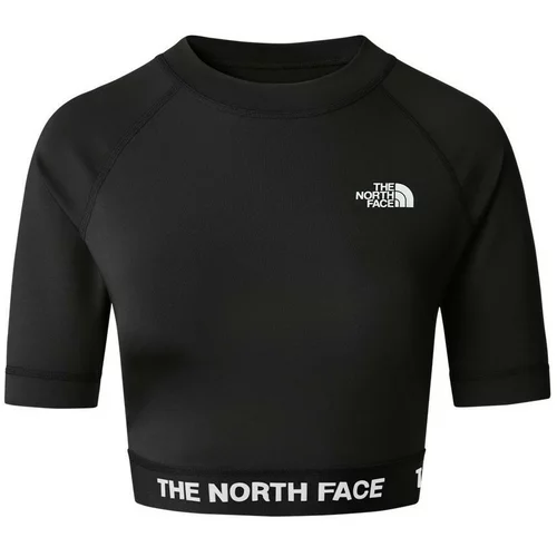 The North Face Majice s kratkimi rokavi Crop LS Črna