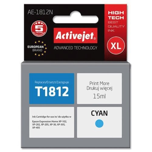 Activejet cyan črnilo epson T1812 Slike