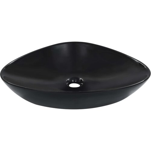 vidaXL Umivaonik 58,5 x 39 x 14 cm keramički crni Cene