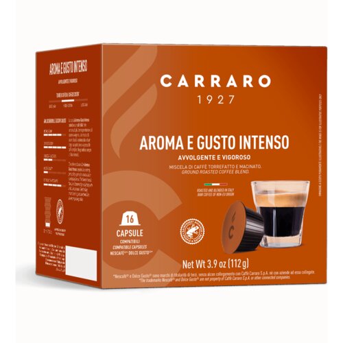 Caffe Carraro S.P.A e gusto intenso dolce gusto capsula kafa Cene