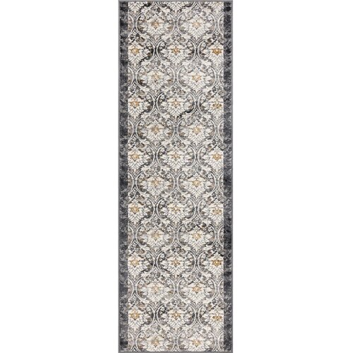 FD Tamno siva/boje slonovače staza 80x250 cm Soft Viskan &amp;ndash; Slike