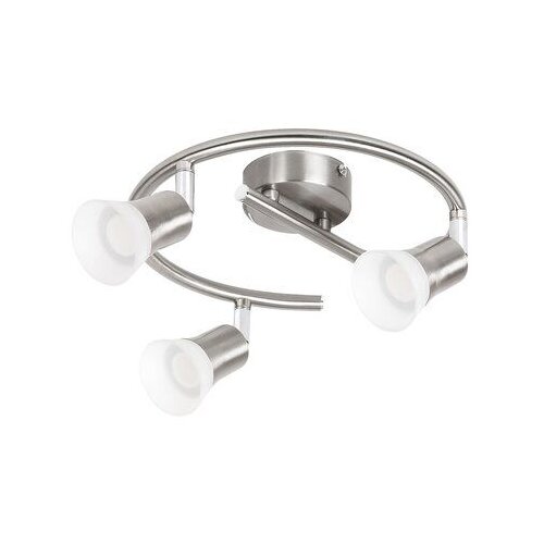 Rabalux riley spot, saten hrom/opal, led 3X4W Slike