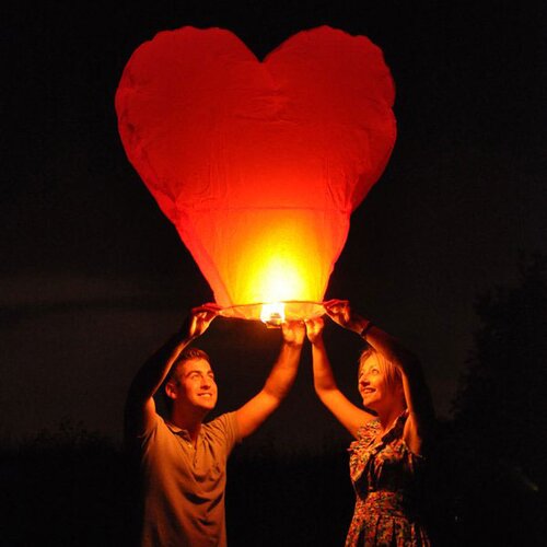 Džinovski ljubavni lampion Slike