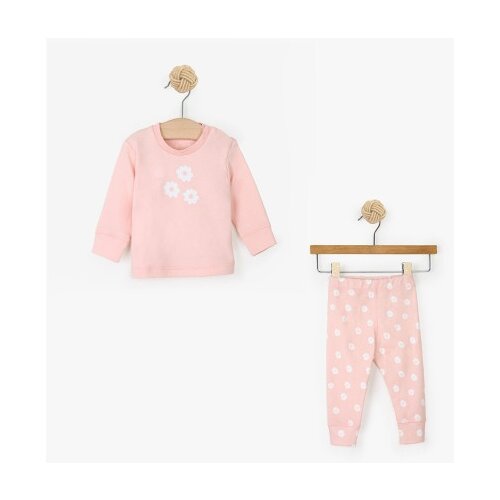 Just kiddin baby otroška pižama z dolgimi rokavi daisy pink Cene