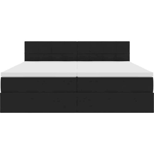  Krevet s od storage s madracem s uzglavljem Crna 90 x 200 cm - Crna 180 x 200 cm Blok sa kvadratićima Slike