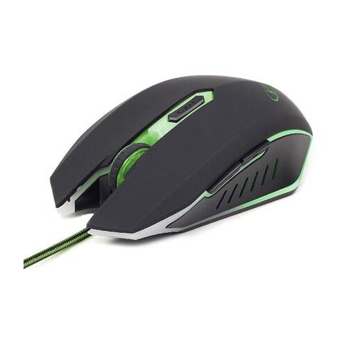  Mi&scaron; GEMBIRD MUSG-001-G, USB, optical, gaming, full-speed, green, 400-1600 dpi Cijene