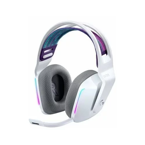 Logitech slušalke gaming G733, bele