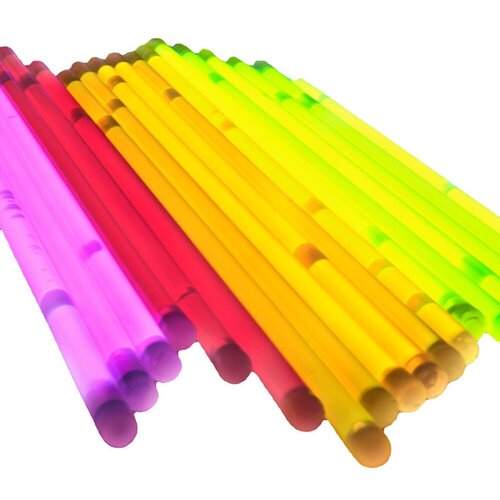  Fluorescentne narukvice za igru koje svijetle u mraku - 100 komada - &amp;scaron;arene Slike
