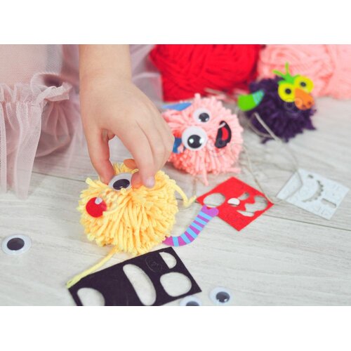 Woopie art&amp;amp;fun kreativni set make a monster monster pom Slike