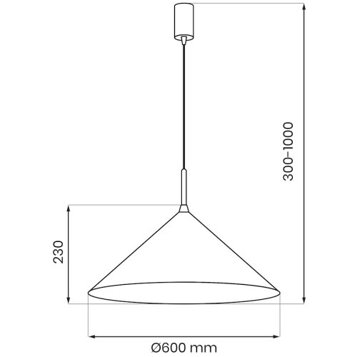  Visilica na sajli CAPITAL 1xGX53/15W/230V pr. 60 cm zelena Slike