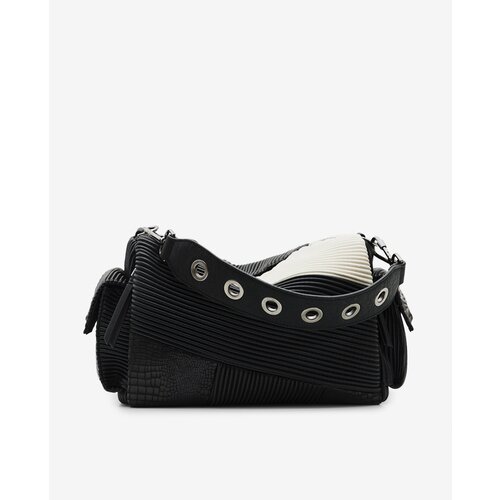 Desigual Cream-Black Ladies Handbag Guapa Habana - Women Cene