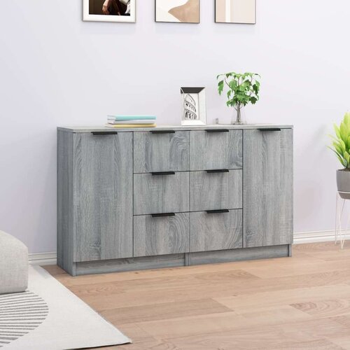 Komode 2 kom boja hrasta sonome 60x30x70 cm konstruirano drvo Slike