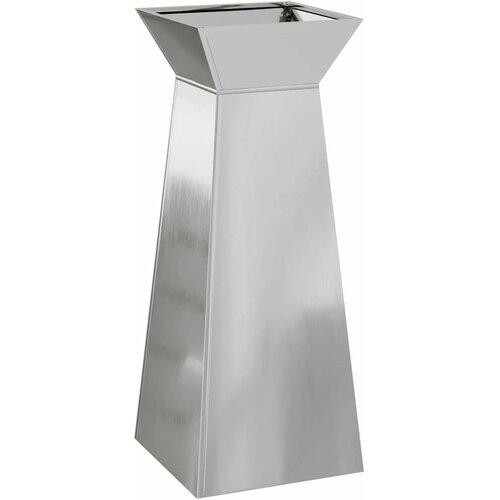 Stup saksija Srebrno 40 x 40 x 100 cm Slike