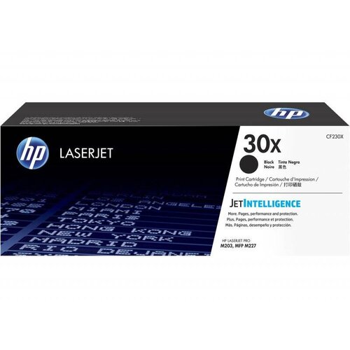 HP 30X High Yield Black Original LaserJet Toner Cartridge (CF230X) Slike