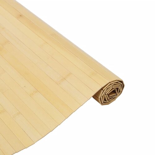 Tepih pravokutni svijetli prirodni 80 x 200 cm od bambusa Slike