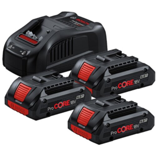 Bosch Starter set 3xProCORE 18V 4.0Ah+GAL 1880 (0615990N2G) Slike