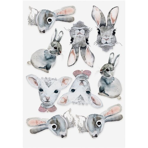 Nuukk Veganski otroški tatuji - Easter Bunnies (818) Cene
