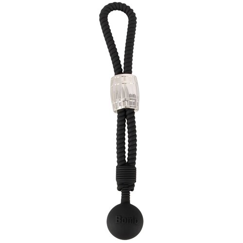 Rebel Heavy Rope Cock Strap with Ball Black Cene