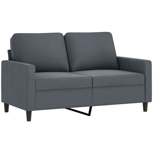 Maison Chic Dvosed kavč - Sofa - Kanape temno siv 120 cm žamet, (21727225) Cene