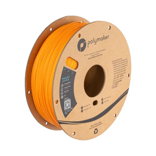 Polymaker PolyLite LW-PLA Bright Orange Slike