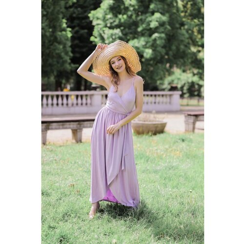 By Your Side Woman's Dress Tulip Lavender Cene