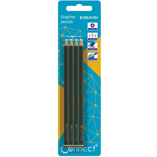 Olovka GRAFITNA B,2B,H,2H 777 PK4 CONNECT BLISTER Cijene