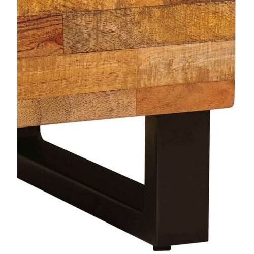  ormar s ladicama Smeđa 80 x 33 5 x 46 cm Čvrsto drvo manga Slike