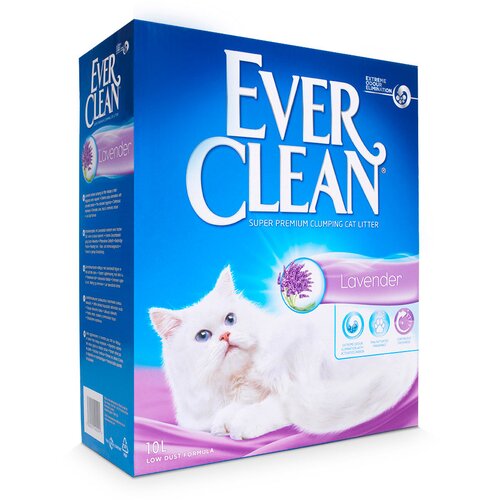 Everclean ® Lavender grudajući pijesak za mačke - 2 x 10 l Cene