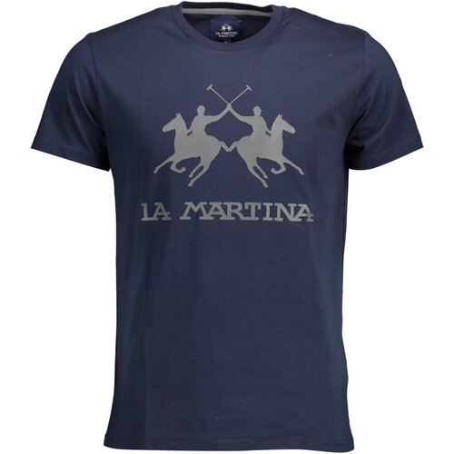 La Martina MEN&amp;amp;#39;S SHORT SLEEVE T-SHIRT BLUE Slike