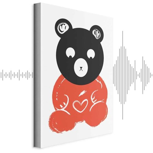  Slika - Thoughtful Bear (1 Part) Vertical 40x60 Akustična Cijene
