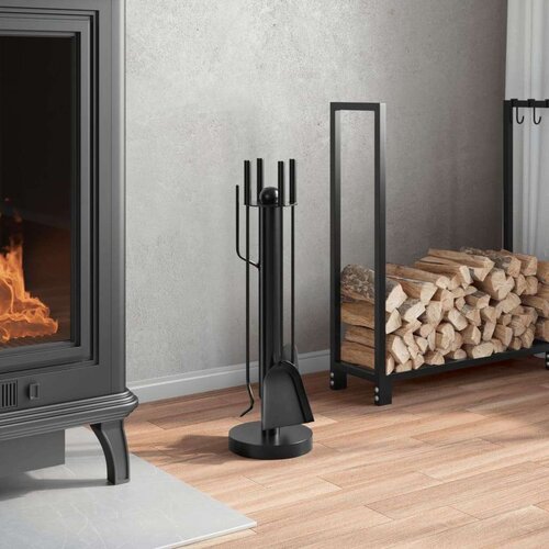 vidaXL 4-dijelni set alata za kamin 18x56 cm čelični Cene