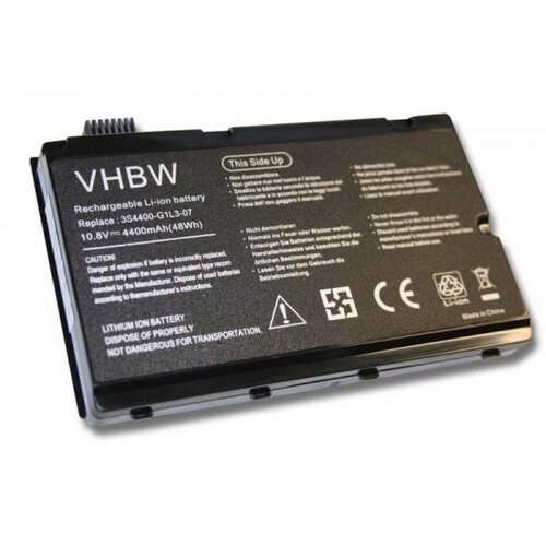  Baterija za Fujitsu Siemens Amilo PI3525 / PI3540, črna, 4400 mAh Cene