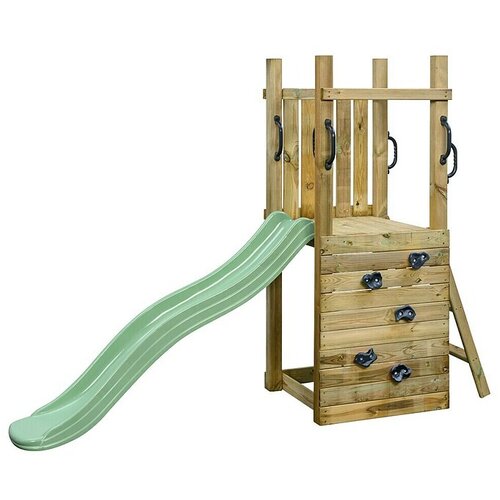 Swing King Otroški igralni stolp Irma (Do x Š x V: 235 x 70 x 175 cm, Pastelno zelen tobogan) Cene