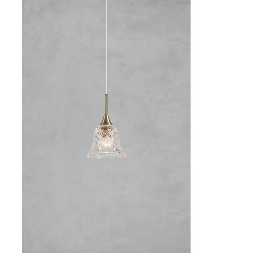 Marksl&amp;ouml;jd 109011 - Luster na sajli LUNA 1xE14/40W/230V mesing Slike